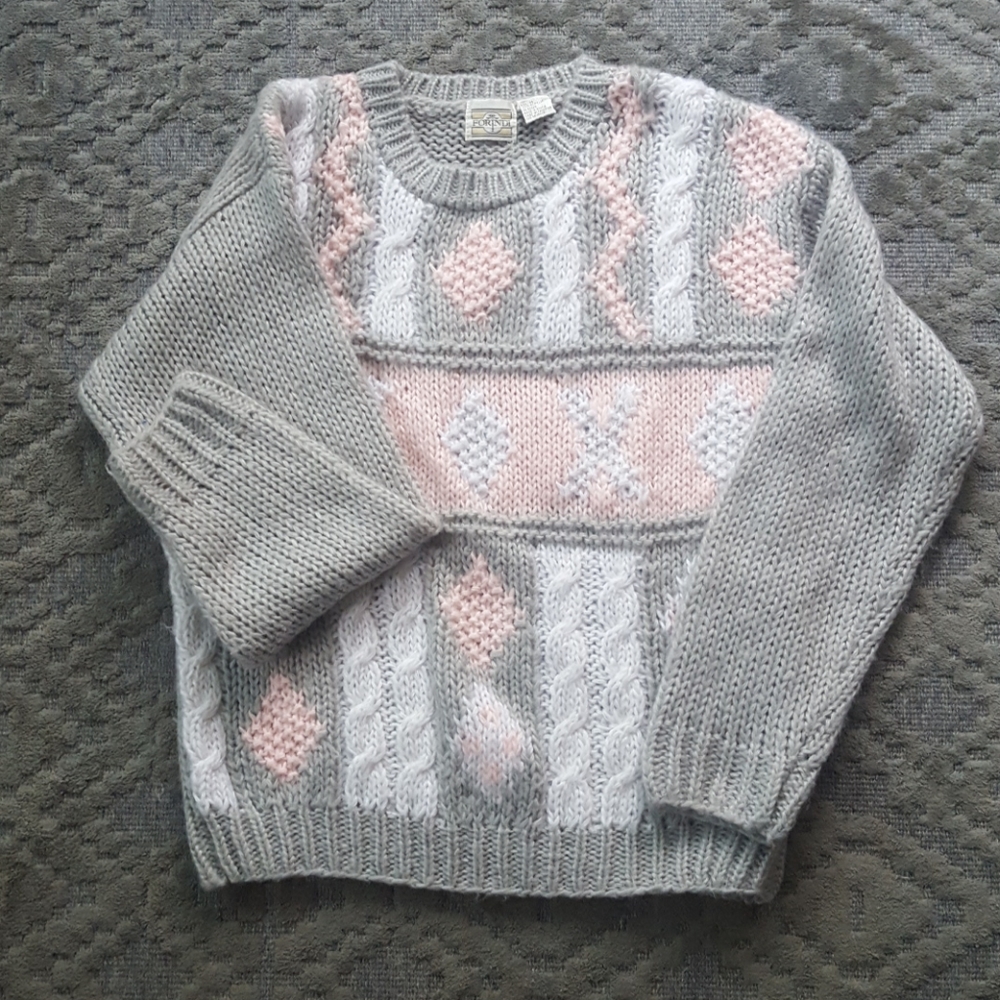 Vintage Forindi soft knit women's sweater size med